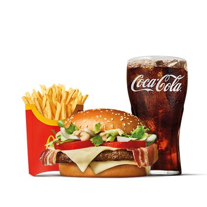 Single Big Tasty Bacon large McMenu