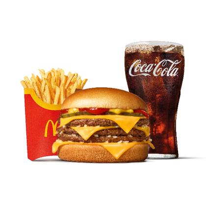Triple Cheeseburger veľké McMenu