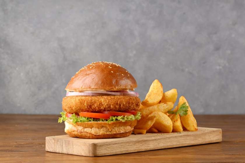 Ala Carte Crunchy Chicken Burger