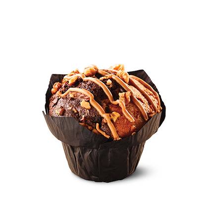 Brioșă cu aromă de caramel și nuci,120 g