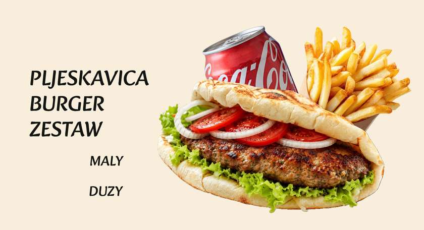 Pljeskavica Burger Meal