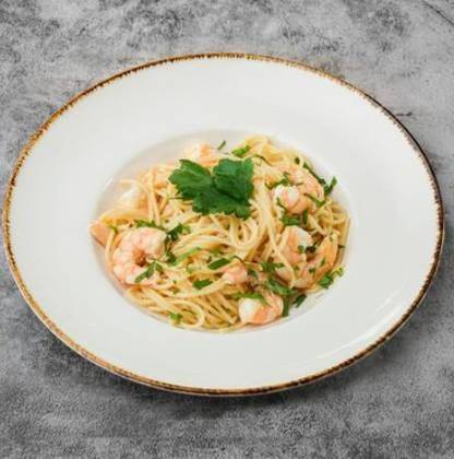 Spaghetti with Prawns