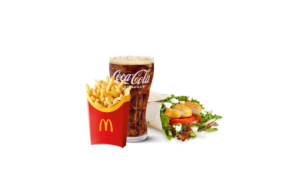 McWrap™ Crispy Chicken and Bacon large meal