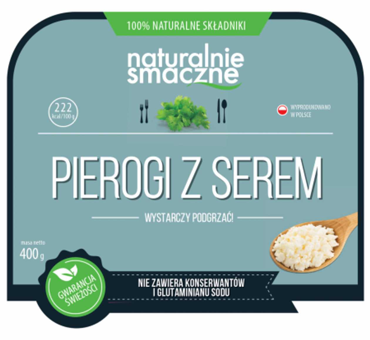 Pierogi z Serem Naturalnie Smaczne 400g (expires soon)