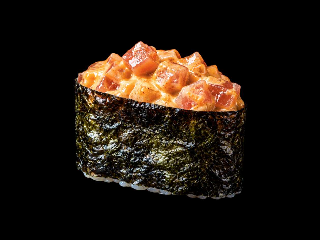 Baked Tuna Tartare Nigiri