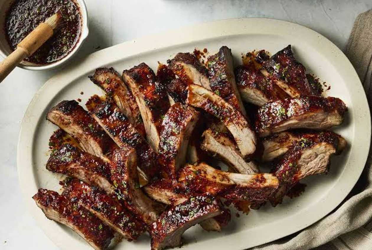 Coaste de porc marinate