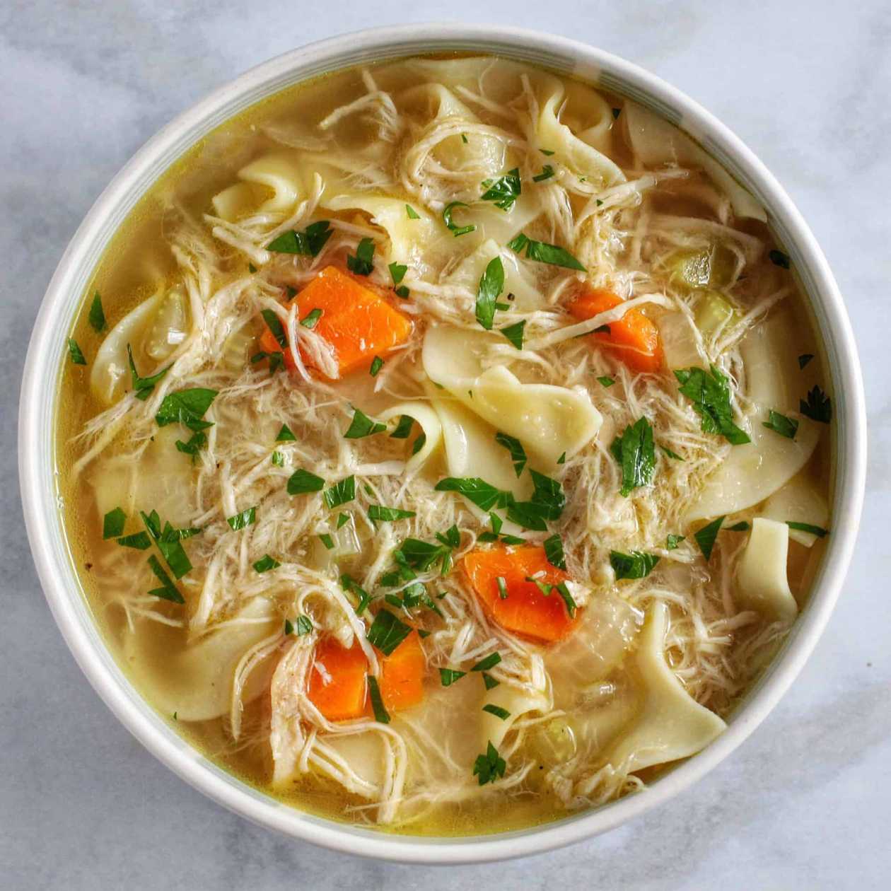 Chicken Soup with Homemade Noodles
