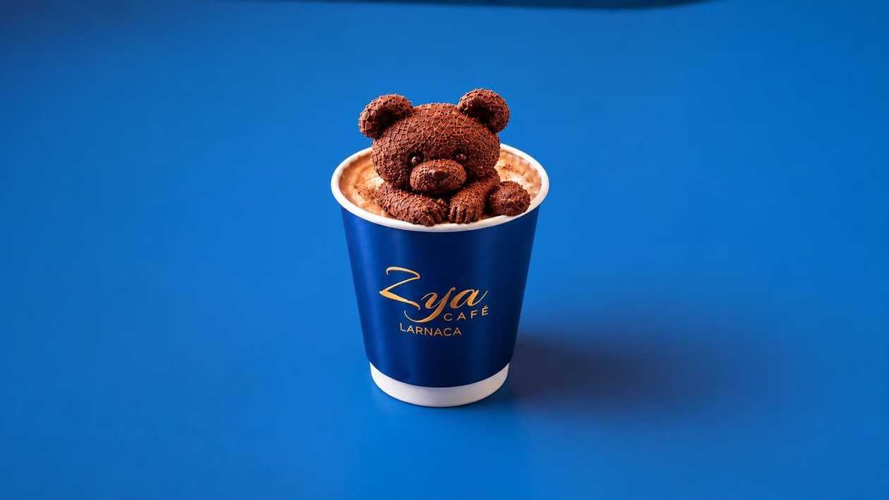 Hot Latte Teddy Chocolate
