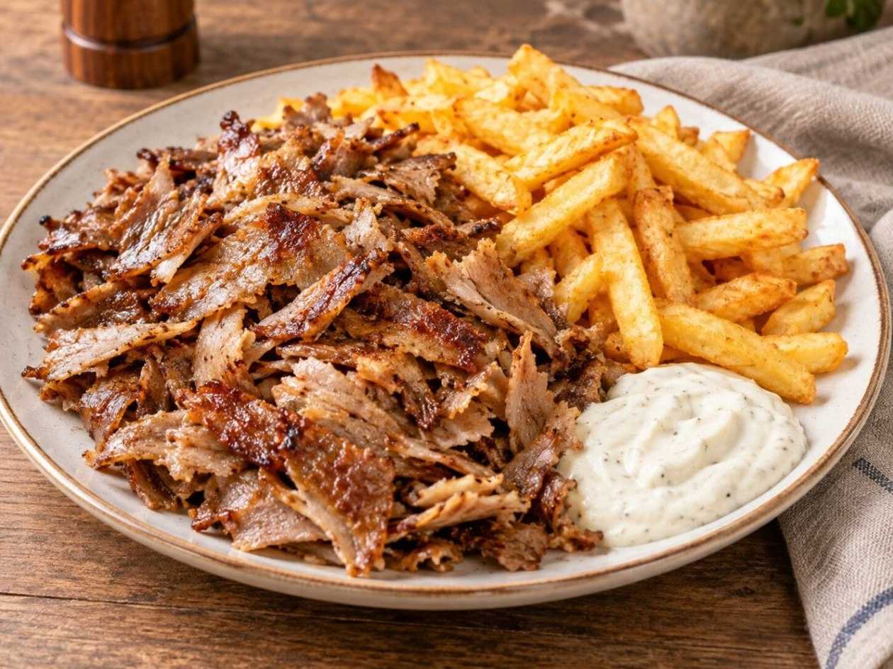 Moon Special kebab plate