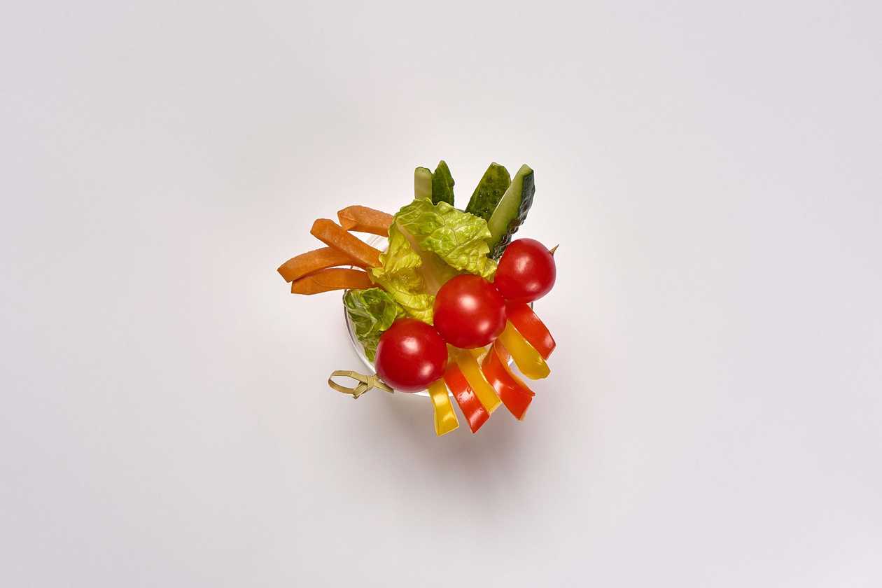 Vegetables in a glass (150g)