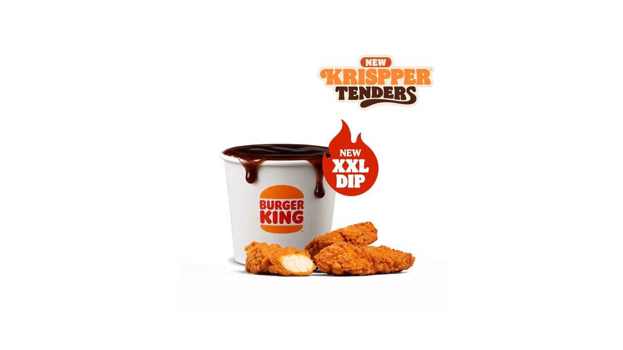 3 pcs Krispper Tenders + DIP