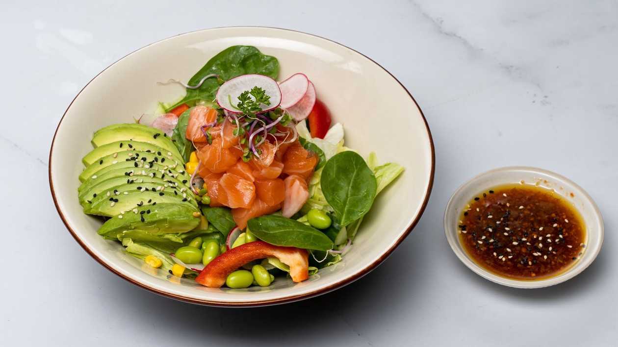 Sake salad