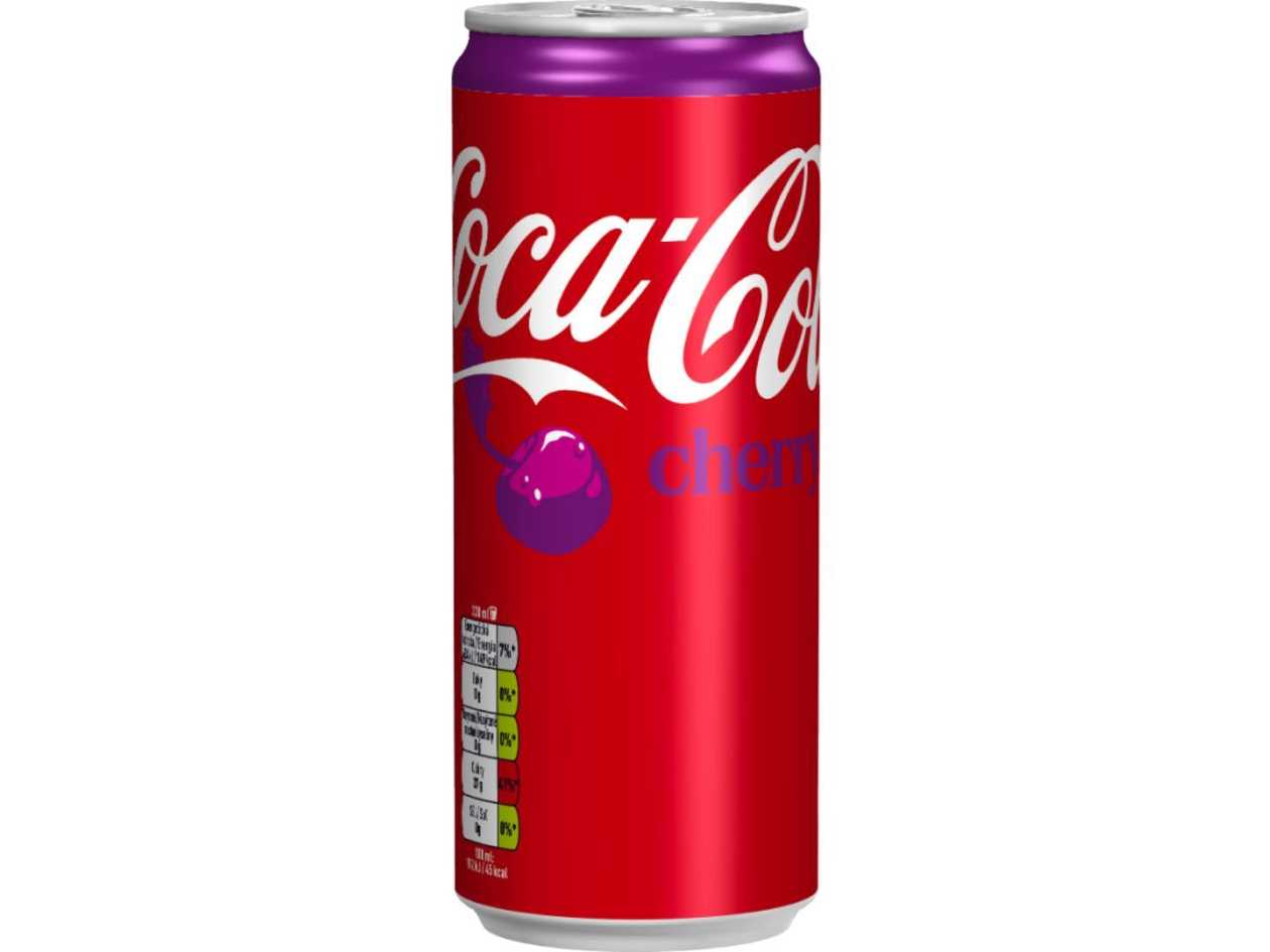 Coca-Cola Cherry plech 0,33l