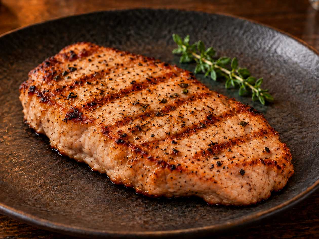 250g Krůtí steak na grilu