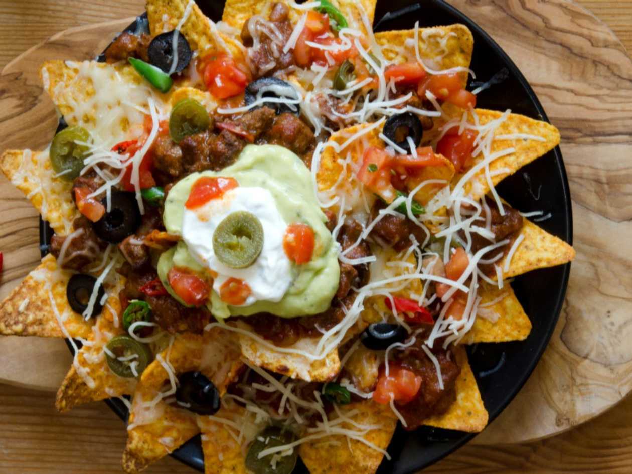 Nachos se sýrem - Křupavé kuře