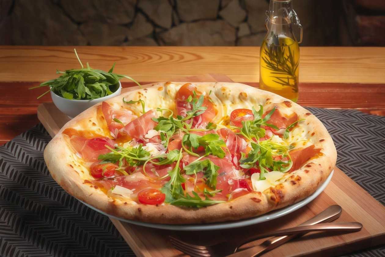 24. Al proscuitto crudo e pomodori