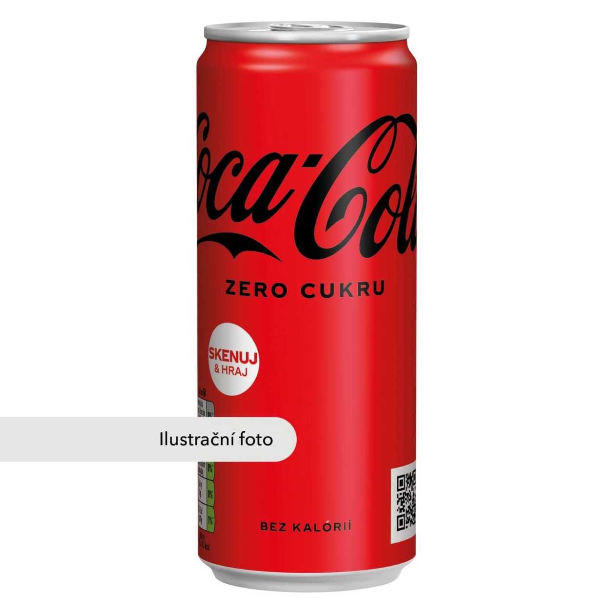 Coca - cola zero plech 0,33l