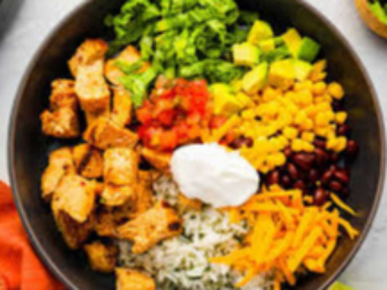 Burrito Bowl - Křupavé kuře