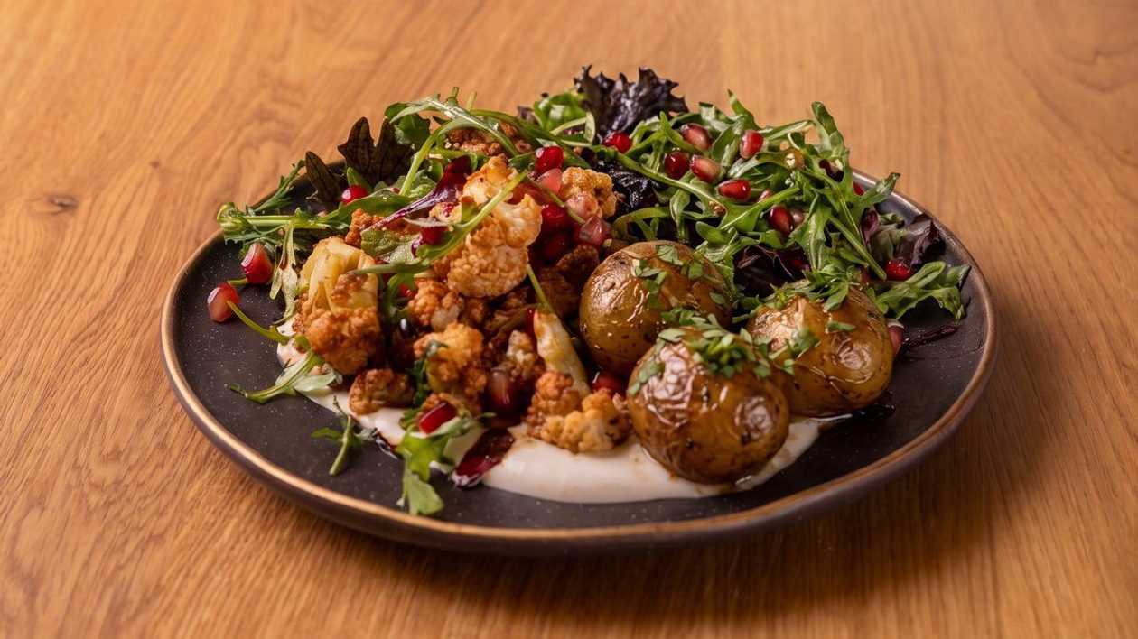 Fried Cauliflower with Everything
