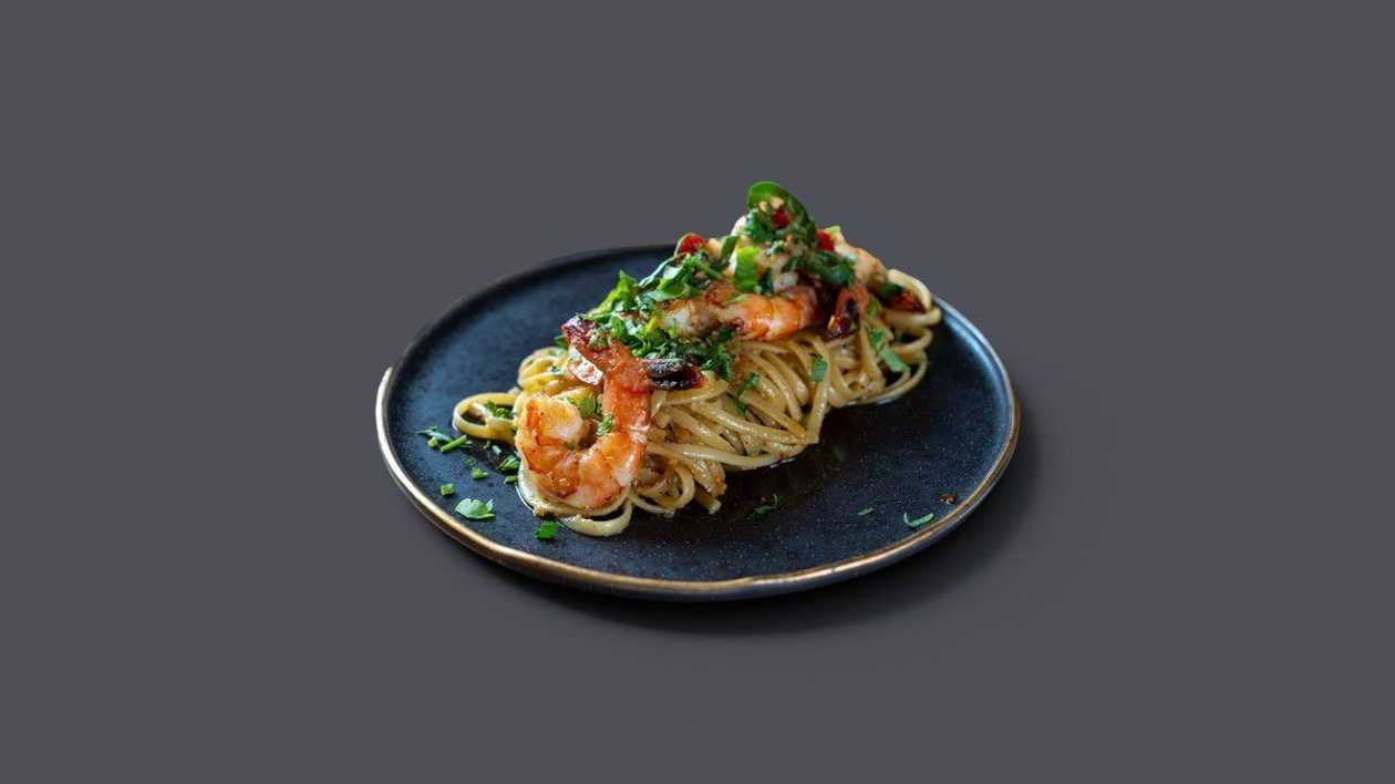 Spaghetti with Shrimp A.o.p.