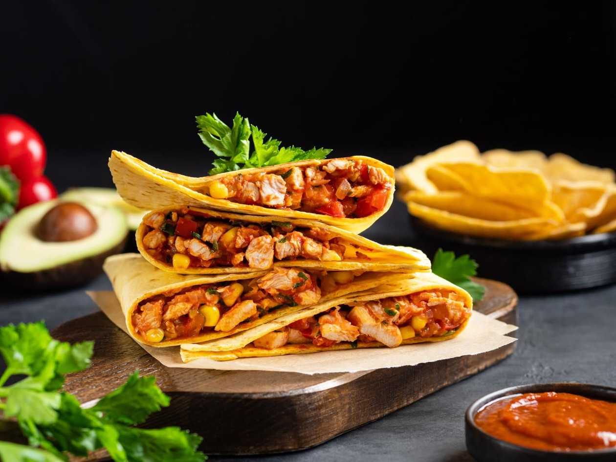 Quesadilla - Křupavé kuře