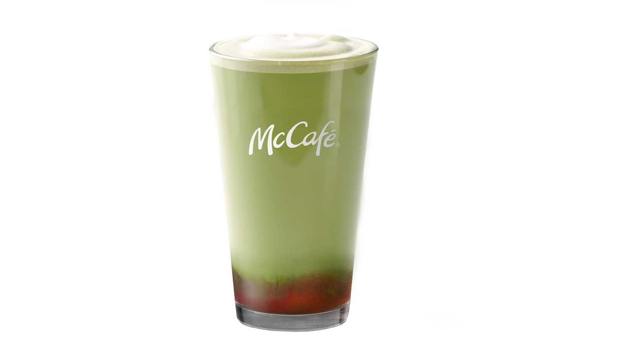 Tall Strawberry Matcha Latte