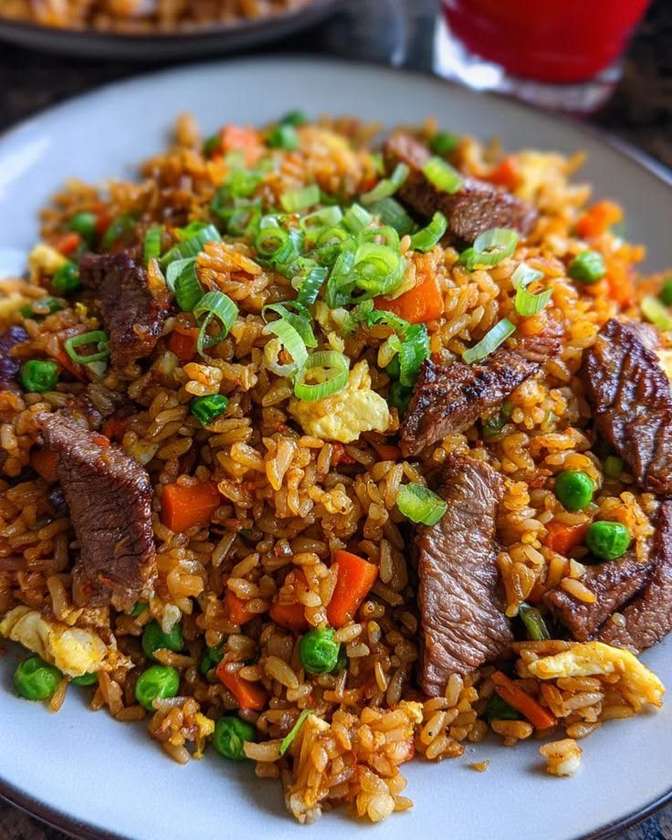 Mixed Goat Fried rice