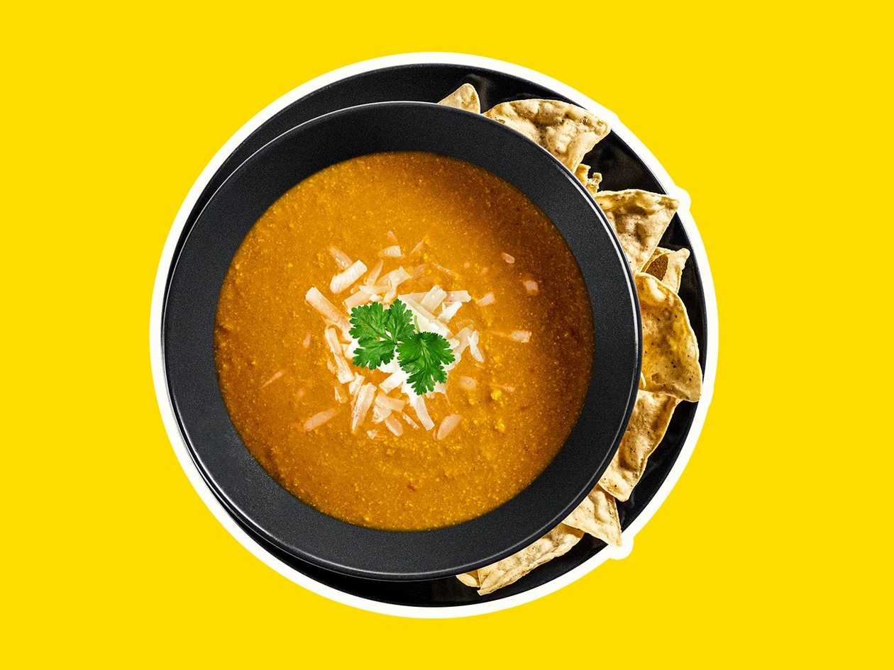 Large  soup with chips - Corn 450 ml