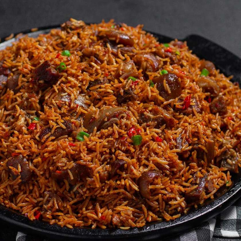 Shredded Beef Jollof