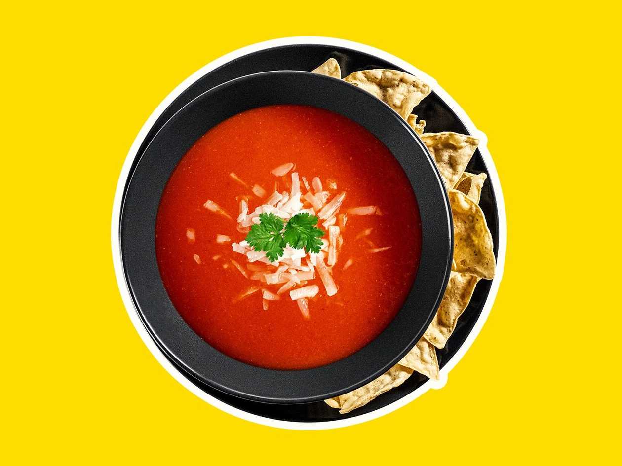 Velká polévka s chipsy - Tomatová 450ml