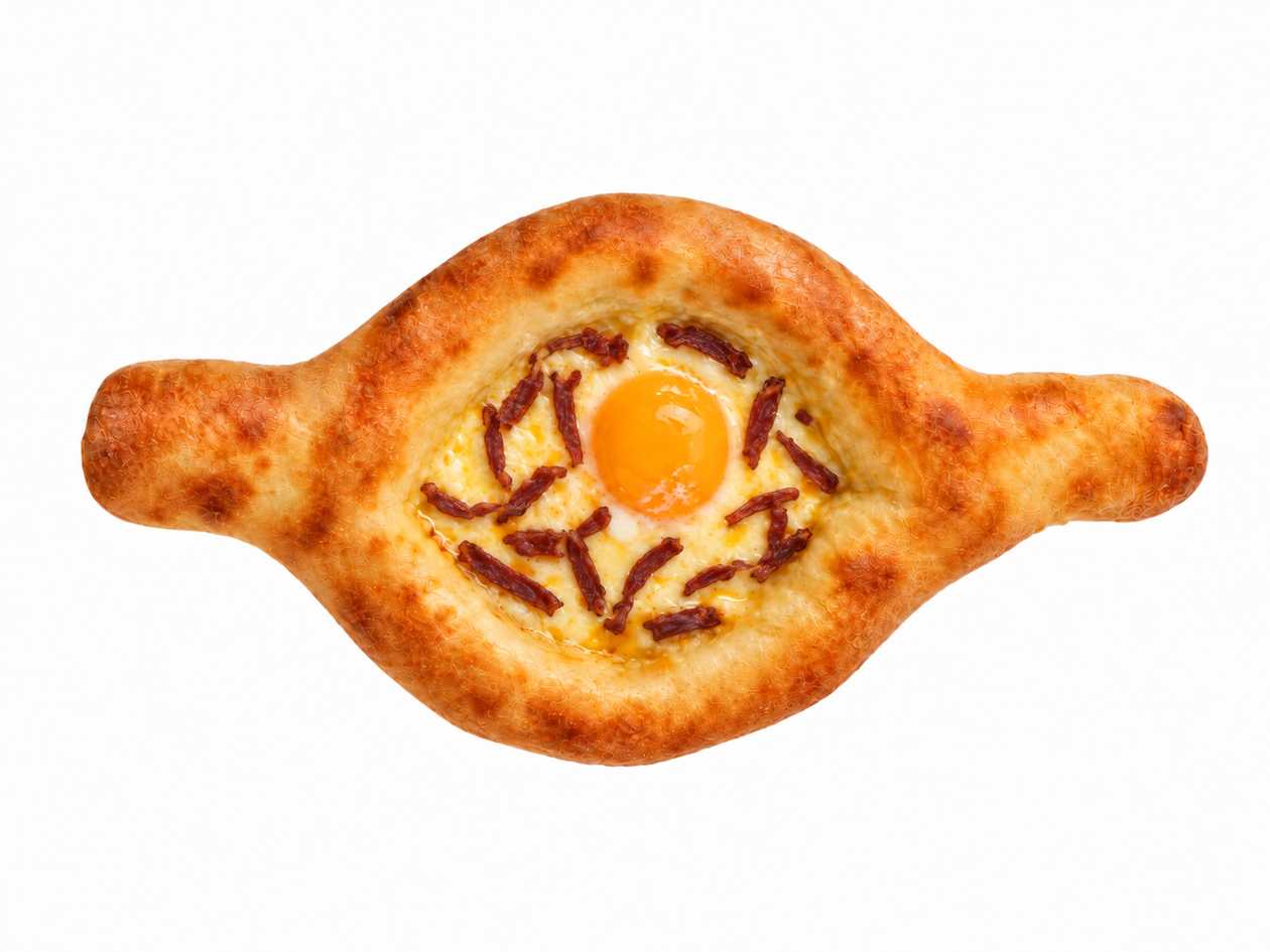 Adjarian Khachapuri with Bresaola