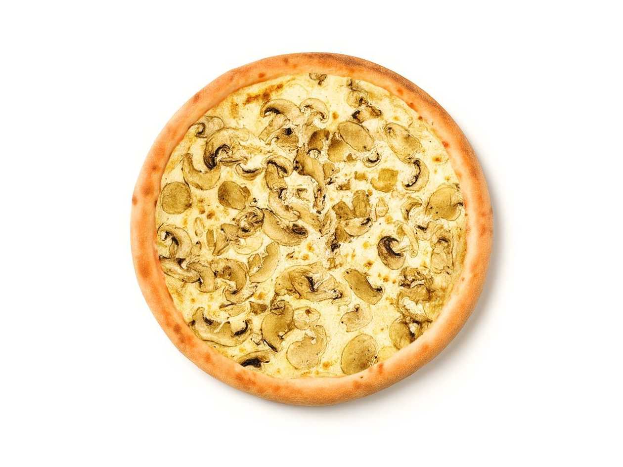 Creamy Mushroom Pizza