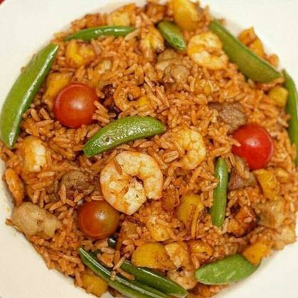 Seafood Jollof