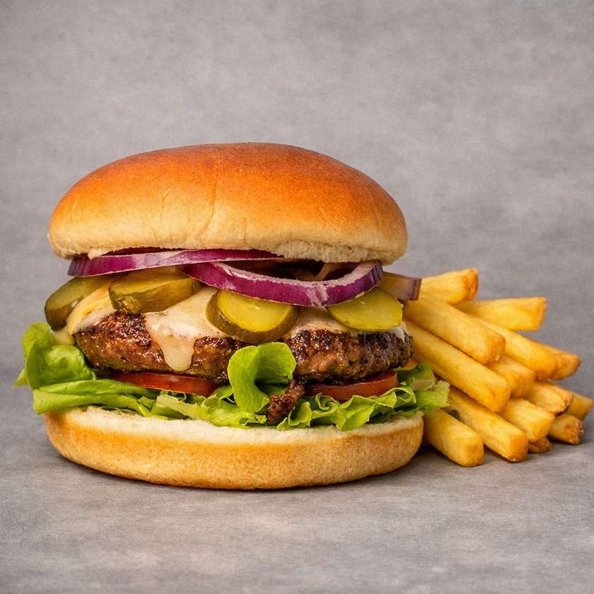 Provolone Cheese Burger