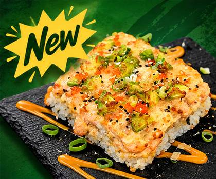 Salmon Baked Sushi (full meal for 1)