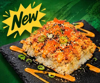 Firecracker Tuna Baked Sushi (full meal for 1)