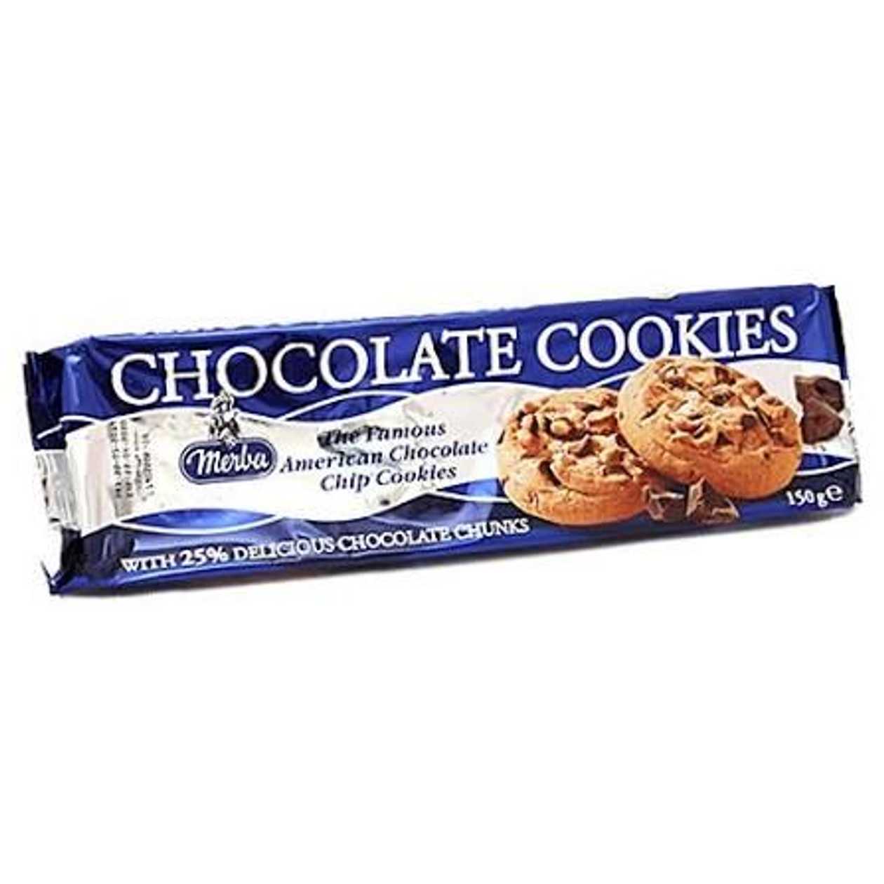 MERBA CHOCOLATE CHIP COOKIES, 225G