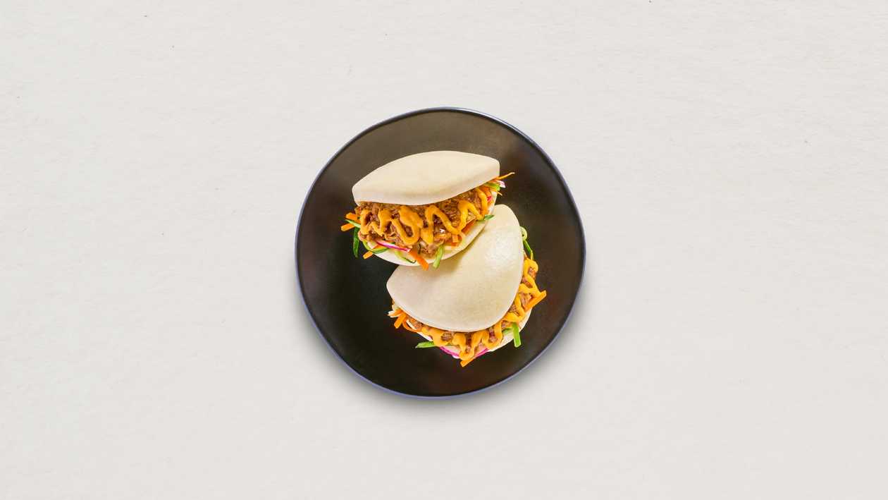 115. Korean BBQ Brisket Tonkatsu Bao Buns