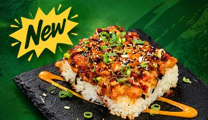 Teriyaki Chicken Baked Sushi (full meal for 1)