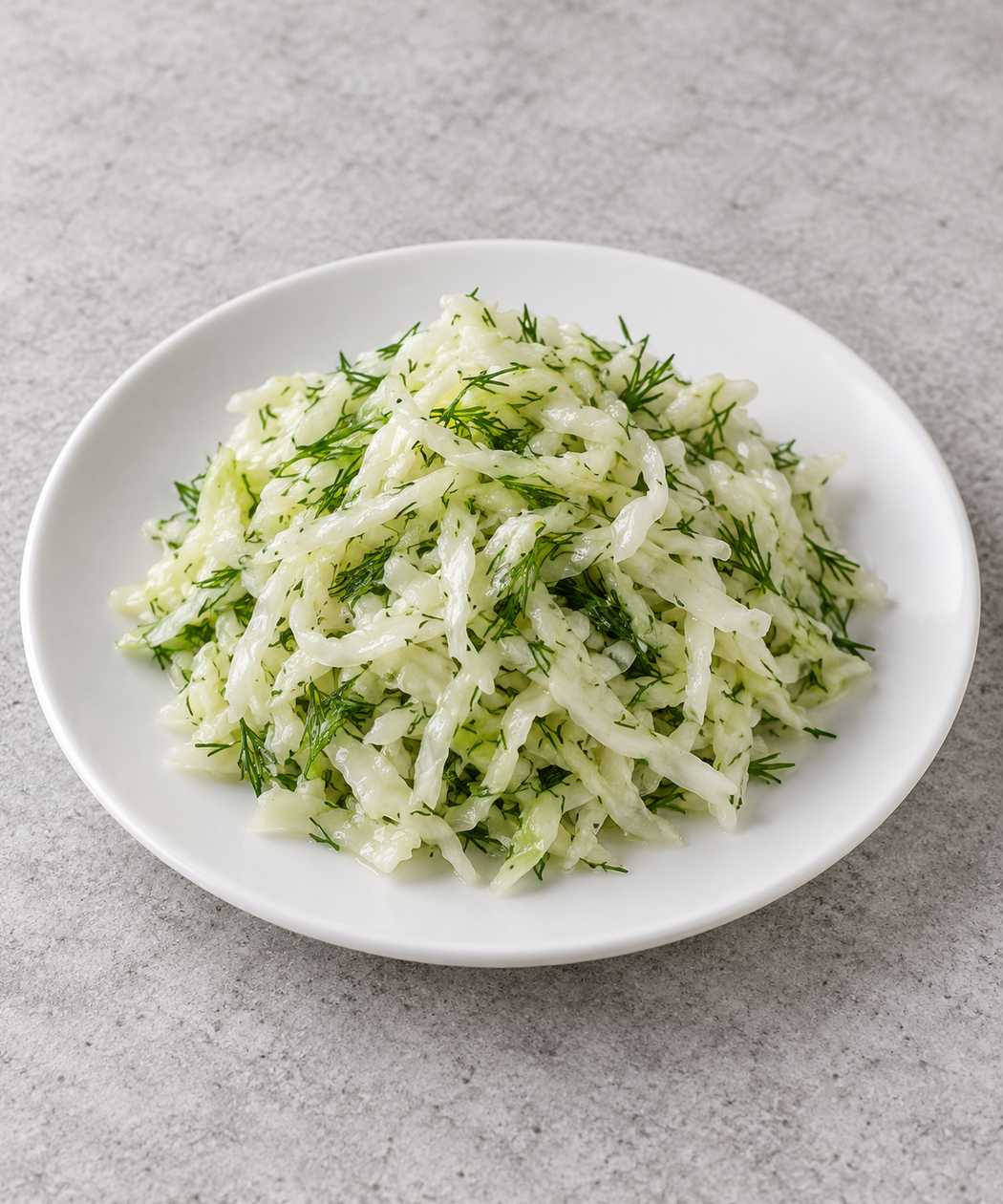 Cabbage salad with dill