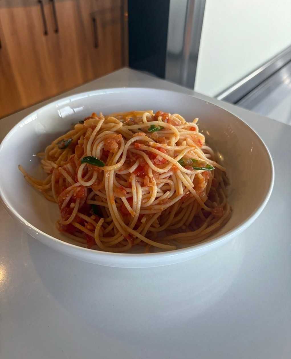Classic Eritrean spicy pasta