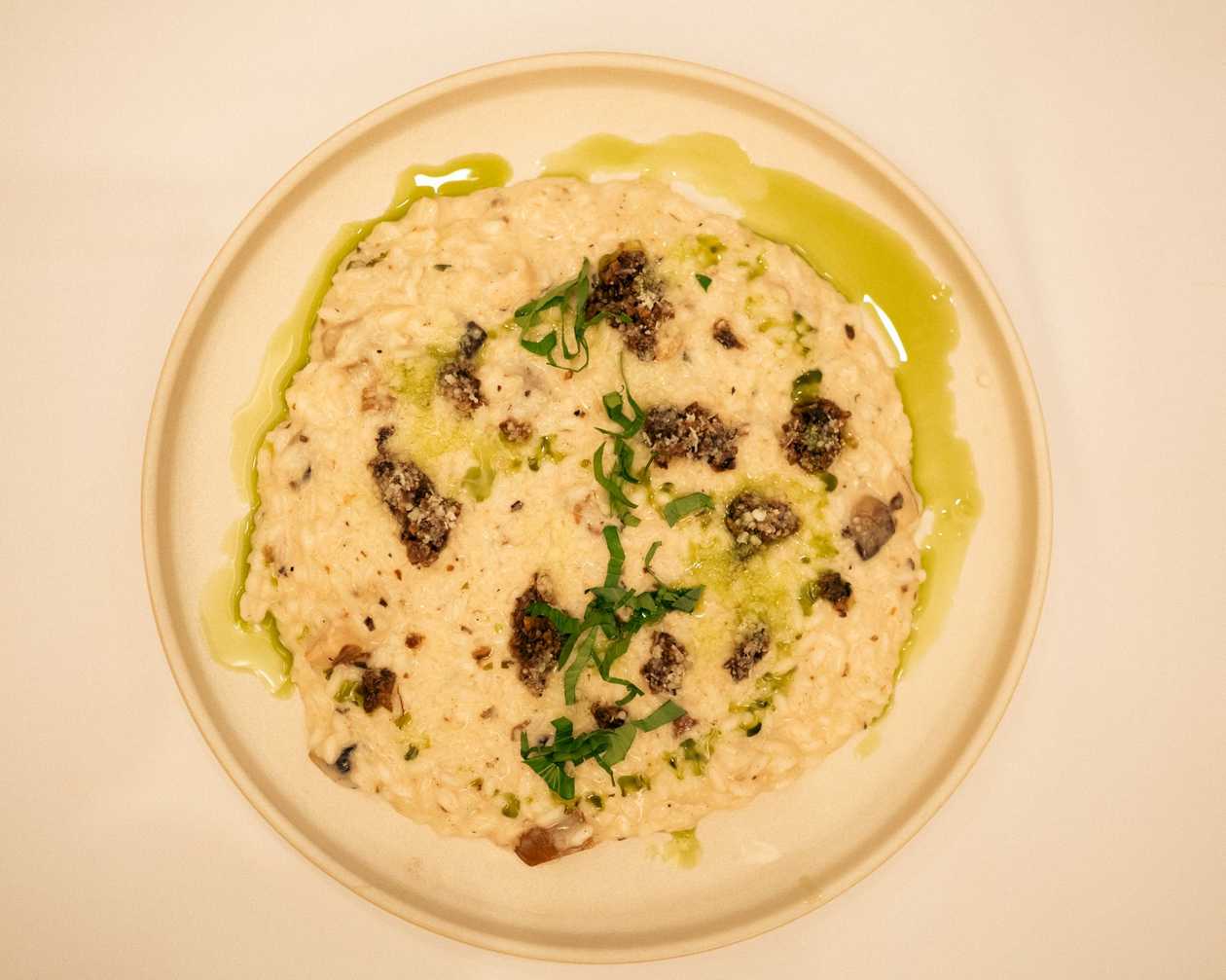 Porcini Mushroom and Truffle Risotto