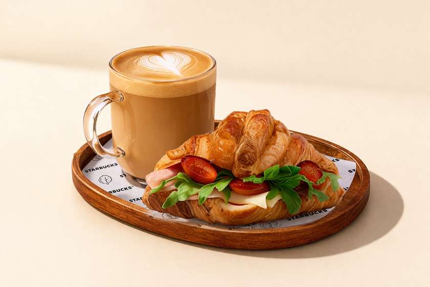 Caffé Latte & Sandwich