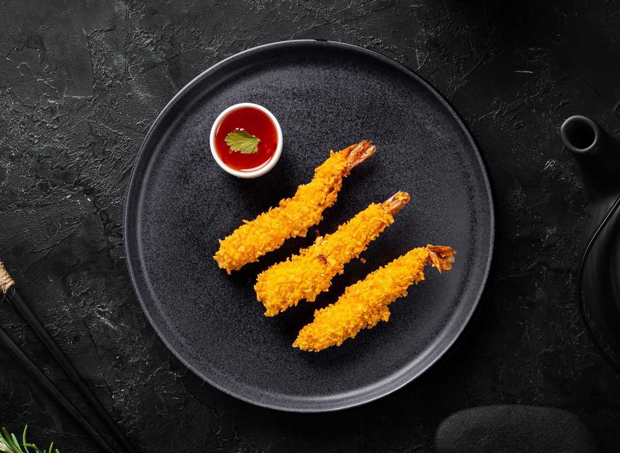 Black Tiger Shrimps In Tempura