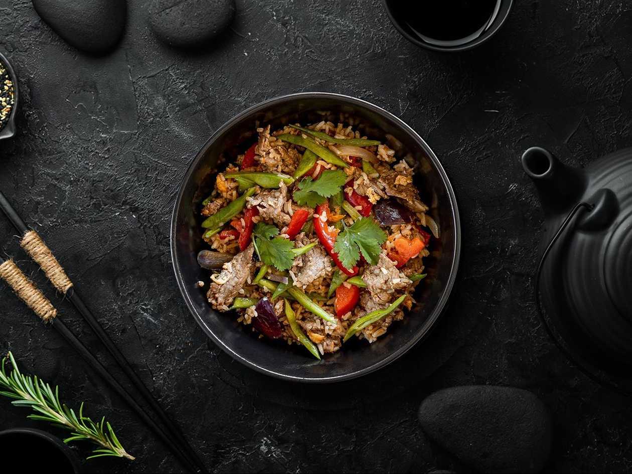 Smoky Fried Rice – Beef