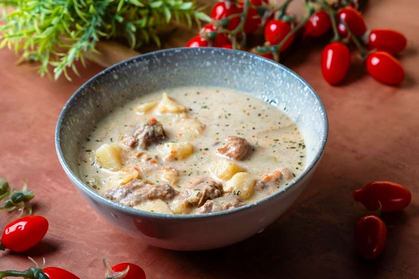 Ciorba de porc cu afumatura si tarhon - 330g