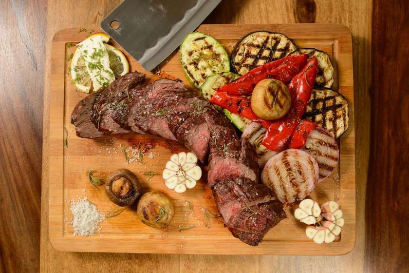 Chateaubriand cu legume coapte
