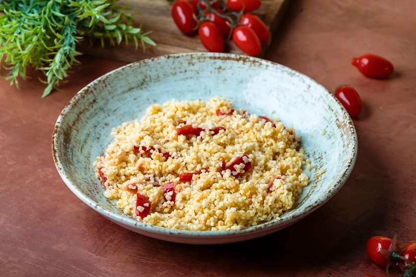 Bulgur cu ardei si conopida - 200g
