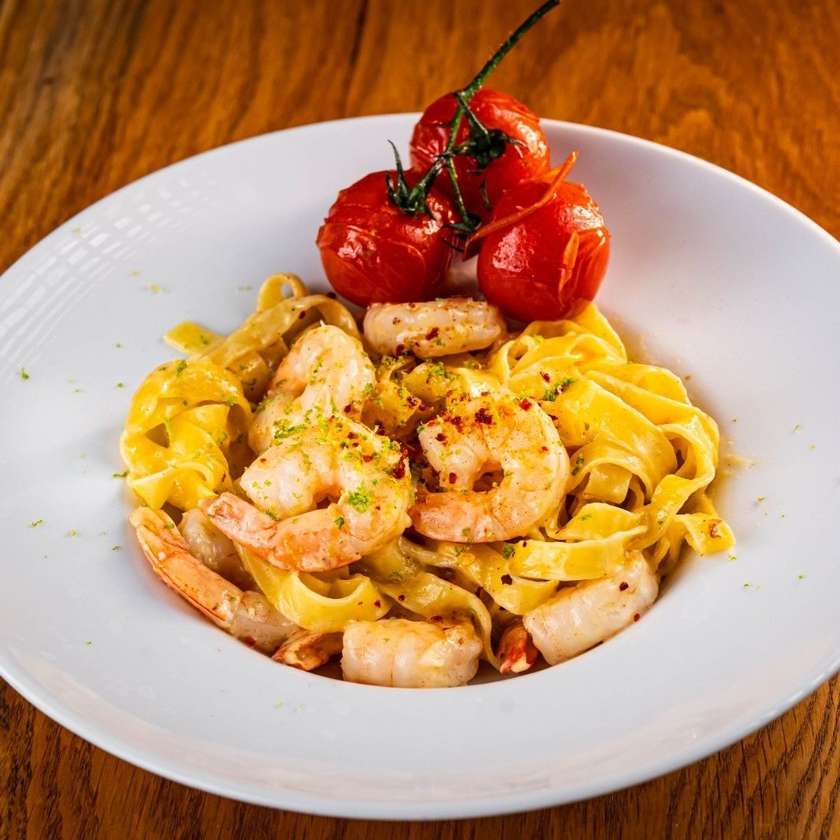 Tagliatelle cu creveti