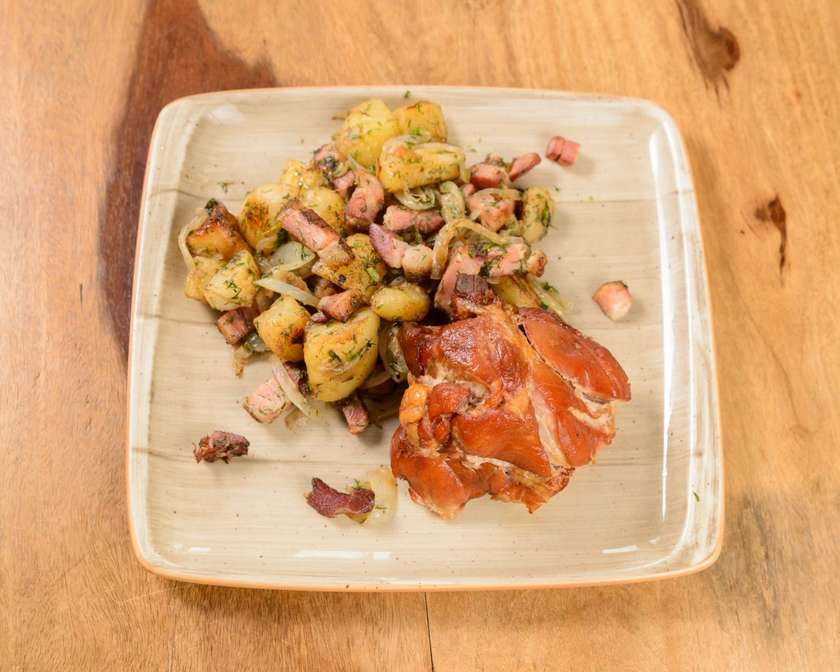 Carne de porc la garniţă
